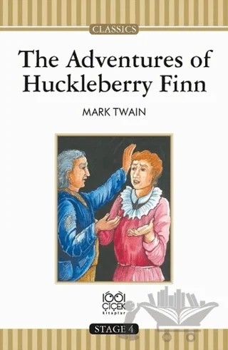 The Adventures of Huckleberry Finn – Mark Twaın – 1001 Çiçek Kitaplar kitap kapağı