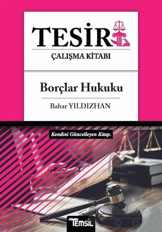 Borçlar Hukuku - Tesir Çalışma Kitabı – Bahar Yıldızhan – Temsil Kitap kitap kapağı