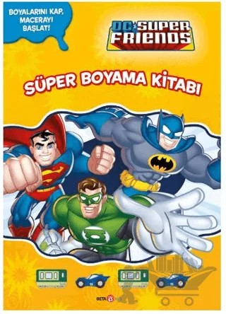 DC Super Friends - Süper Boyama Kitabı – Kolektif – Beta Kids kitap kapağı