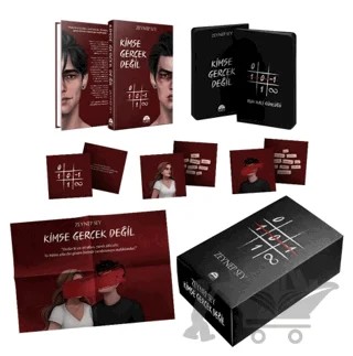 Kimse Gerçek Değil - Kutulu – Zeynep Sey – Martı Yayınları kitap kapağı