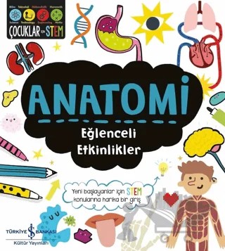 Anatomi – Eğlenceli Etkinlikler – Jenny Jacoby – İş Bankası Kültür Yayınları kitap kapağı