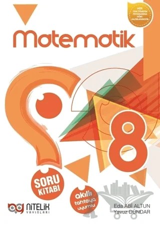 8. Sınıf Matematik Soru Kitabı – Eda Abi Altun, Yavuz Dündar – Nitelik Yayınları - Bayilik kitap kapağı