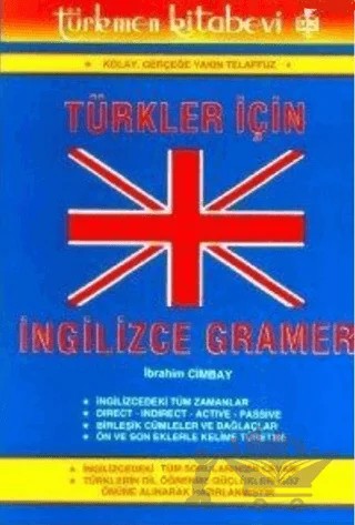 Türkler İçin İngilizce Gramer – İbrahim Cimbay – Türkmen Kitabevi kitap kapağı