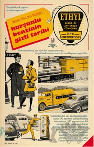 Kurşunlu Benzinin Gizli Tarihi – Jamie Lincoln Kitman – h2o Kitap kitap kapağı