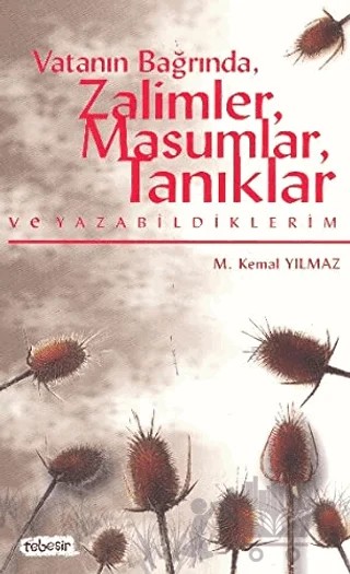 Vatanın Bağrında, Zalimler, Masumlar, Tanıklar ve Yazabildiklerim – M. Kemal Yılmaz – Tebeşir Yayınları kitap kapağı