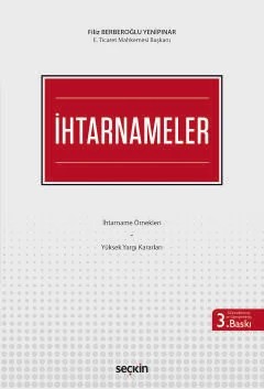 İhtarnameler – Filiz Berberoğlu Yenipınar – Seçkin Yayıncılık kitap kapağı