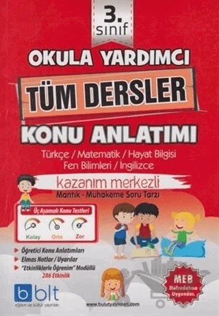 3. Sınıf Okula Yardımcı Tüm Dersler Konu Anlatımı – Kolektif – Bulut Eğitim ve Kültür Yayınları kitap kapağı