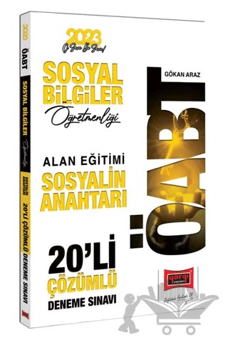 Yargı Yayınları 2023 ÖABT Sosyal Bilgiler Öğretmenliği Sosyalin Anahtarı Tamamı Çözümlü 20 Deneme – Kolektif – Yargı Yayınevi kitap kapağı