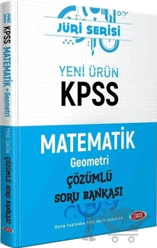 2020 KPSS Matematik Geometri Çözümlü Soru Bankası (Jüri Serisi) – Kolektif – Data Yayınları kitap kapağı
