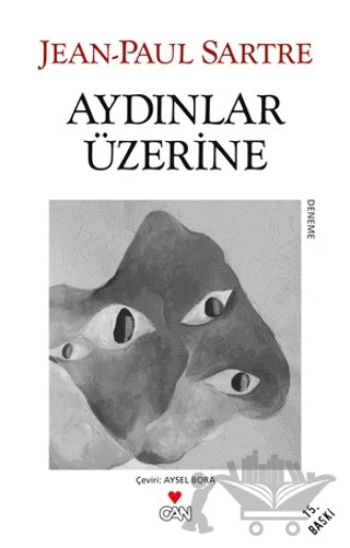 Aydınlar Üzerine – Jean Paul Sartre – Can Yayınları kitap kapağı