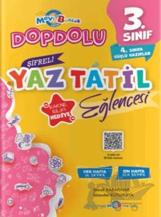 3. Sınıf Şifreli Yaz Tatili Eğlencesi – Kolektif – Mavi Boncuk Akademi kitap kapağı