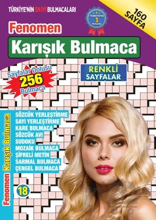 Fenomen Karışık Bulmaca 18 – Kolektif – Maxi Yayıncılık kitap kapağı