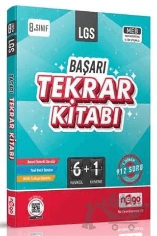 8. Sınıf LGS Başarı Tekrar Kitabı – Kolektif – Nego Yayınları kitap kapağı