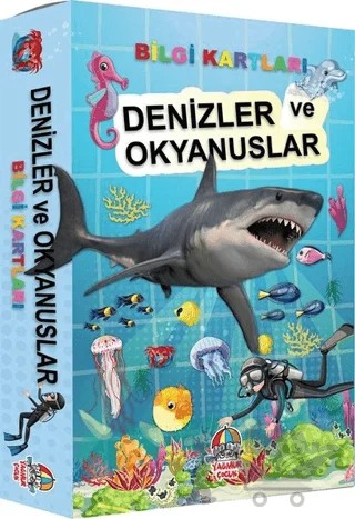 Denizler ve Okyanuslar - Bilgi Kartları – Kolektif – Yağmur Çocuk kitap kapağı