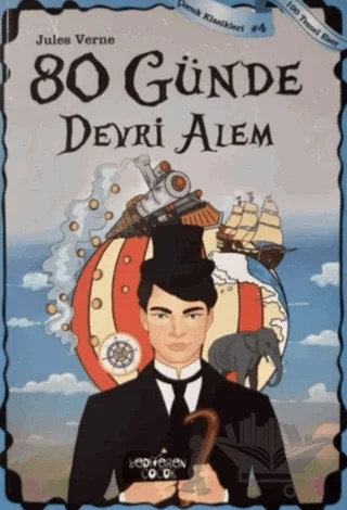 80 Günde Devri Alem – Jules Verne – Yediveren Çocuk kitap kapağı