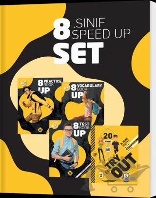 8. Sınıf Try Out + Test + Vocabulary + Practice Book 4 lü Set – Kolektif – Speed Up Publishing kitap kapağı