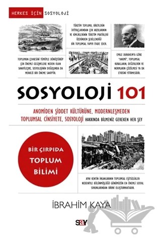 Sosyoloji 101 – İbrahim Kaya – Say Yayınları kitap kapağı