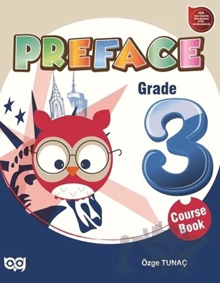 Preface Grade 3 Course Book – Özge Tunaç – Nitelik Yayınları - Bayilik kitap kapağı