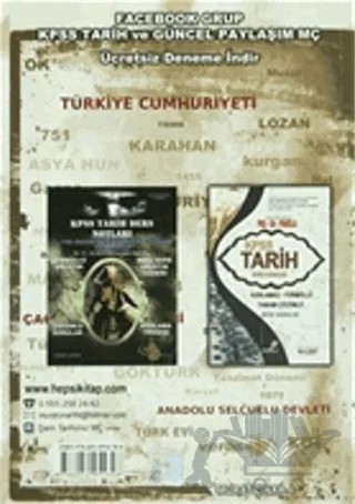 Murat Çınar Kitapları Serisi - 4 : 2015 Deşifre KPSS Tarih Soru Bankası Tamamı Çözümlü Şifre Sorular Kodlamalı ve Formüllü Çözüm – Murat Çınar – Boy Yayınları kitap kapağı