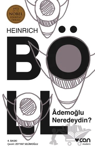 Ademoğlu Neredeydin? – Heinrich Böll – Can Yayınları kitap kapağı