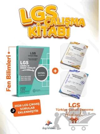 2027 MEB LGS Sayısal Fen Bilimleri Çalışma Kitabı Çıkmış Sorular ve Örnek Sorular - LGS TG Deneme Hediyeli