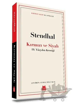 Kırmızı ve Siyah – Stendhal – Kırmızı Kedi Yayınevi kitap kapağı