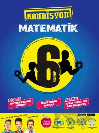 6. Sınıf Matematik Kondisyon Deneme – Kolektif – Newton Yayınları kitap kapağı