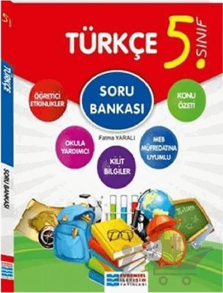 5. Sınıf Türkçe Soru Bankası – Fatma Yaralı – Evrensel İletişim Yayınları kitap kapağı