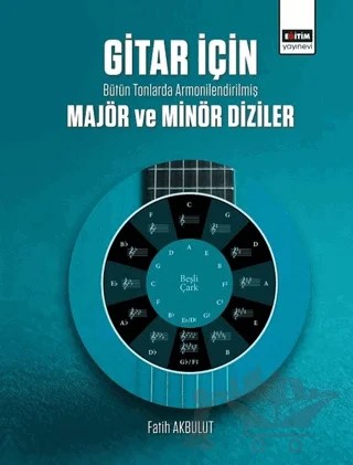 Gitar İçin Bütün Tonlarda Armonilendirilmiş Majör ve Minör Diziler – Fatih Akbulut – Eğitim Yayınevi - Bilimsel Eserler kitap kapağı