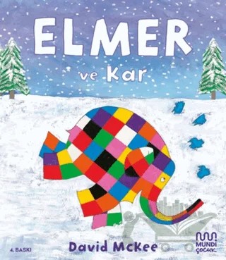 Elmer ve Kar – David McKee – Mundi kitap kapağı