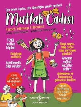 Mutfak Cadısı Yemek Yapmayı Öğreniyor – Turgut Yasalar – İş Bankası Kültür Yayınları kitap kapağı
