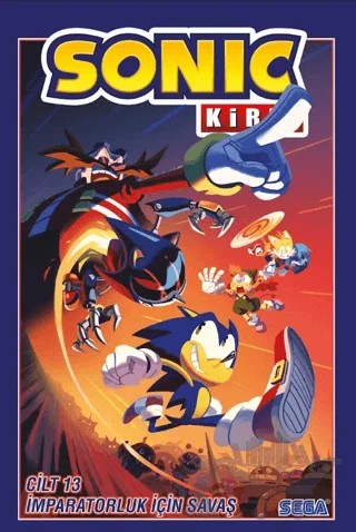 Kirpi Sonic Cilt 13 - İmparatorluk için Savaş – Ian Flynn – Presstij Kitap kitap kapağı
