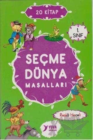 1. Sınıf Seçme Dünya Masalları (20 Kitap Takım) – Kolektif – Yuva Yayınları kitap kapağı