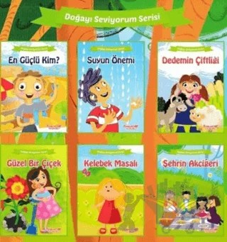 Doğayı Seviyorum Dizisi Seti (6 Kitap Takım) – Kolektif – Yumurcak Yayınları kitap kapağı
