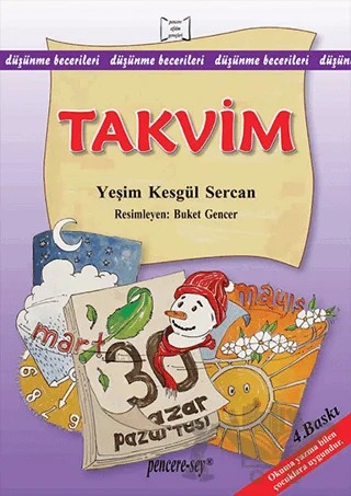 Takvim – Yeşim Kesgül Sercan – Pencere Sağlık Eğitim Yayınları kitap kapağı