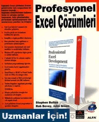 Profesyonel Excel Çözümleri – John Green, Rob Bovey, Stephan Bullen – Alfa Yayınları kitap kapağı