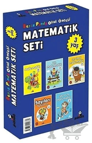 Okul Öncesi 3 Yaş Matematik Seti (5 Kitap) – Afife Çoruk – Beyaz Panda Yayınları kitap kapağı