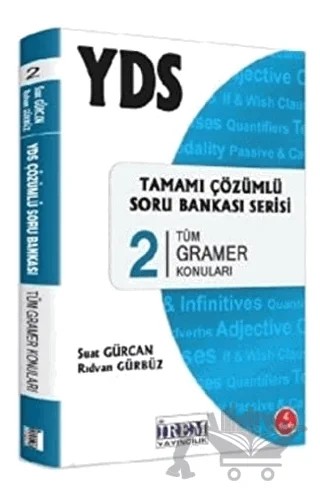 YDS Tamamı Çözümlü Soru Bankası Serisi 2 – Rıdvan Gürbüz, Suat Gürcan – İrem Yayıncılık kitap kapağı