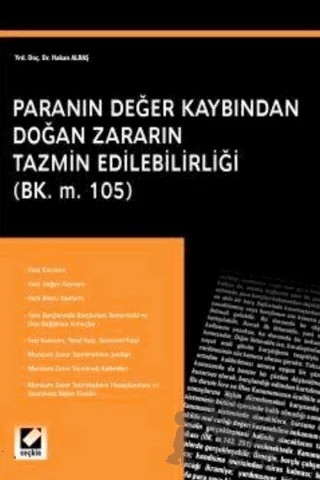 Paranın Değer Kaybından Doğan Zararın Tazmin Edilebilirliği – Hakan Albaş – Seçkin Yayıncılık kitap kapağı