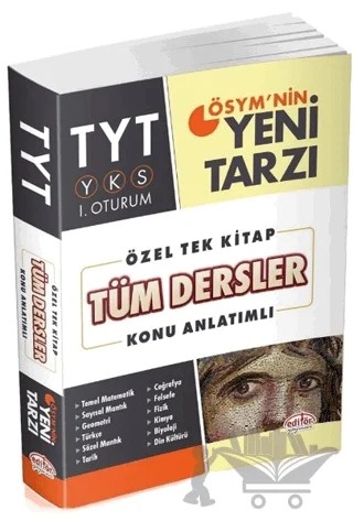 YKS TYT 1. Oturum Özel Tek Kitap Tüm Dersler Konu Anlatımlı – Kolektif – Editör Yayınevi kitap kapağı