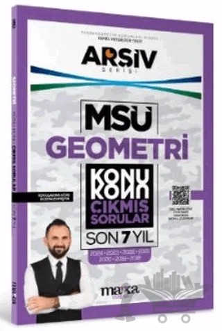MSÜ Geometri Konu Konu Çıkmış Sorular Son 7 Yıl – Kollektif – Marka Yayınları kitap kapağı