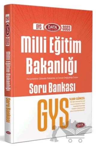 Milli Eğitim Bakanlığı GYS Soru Bankası – Kolektif – Data Yayınları kitap kapağı