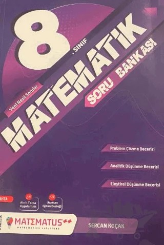 8. Sınıf Matematik Soru Bankası – Kolektif – Matematus Yayınları kitap kapağı