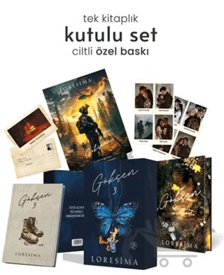 Gökçen -3: Güz Yağmurları Hediyeli Özel Kutu – Loresima – Ephesus Yayınları kitap kapağı