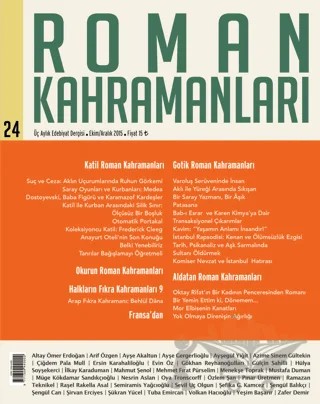 Roman Kahramanları Sayı: 24 Ekim-Aralık 2015 – Roman Kahramanları Dergisi kitap kapağı