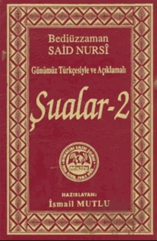 Şualar 2 – Bediüzzaman Said Nursi – Mutlu Yayınevi kitap kapağı