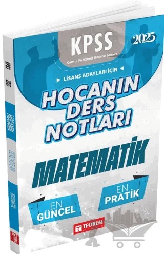 Hocanın Ders Notları Matematik – Kolektif – Teorem Yayıncılık kitap kapağı