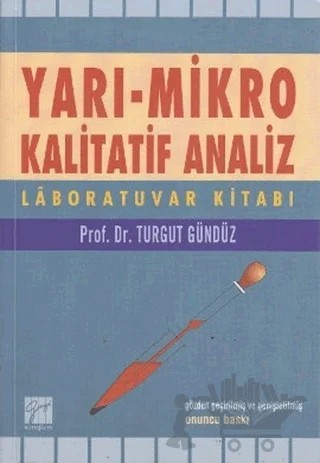 Yarı - Mikro Kalitatif Analiz – Turgut Gündüz – Gazi Kitabevi kitap kapağı