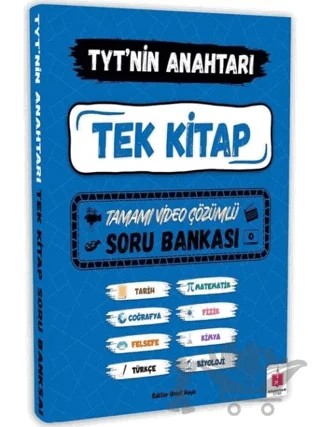 2026 TYT'nin Anahtarı Tüm Dersler Tek Kitap Tamamı Video Çözümlü Soru Bankası – Kolektif – Anahtar Kitap kitap kapağı