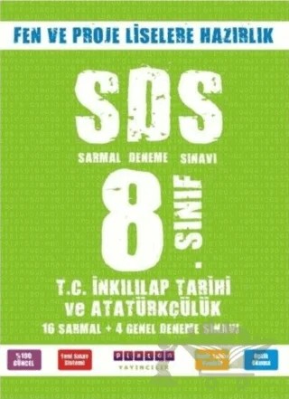 8. Sınıf T.C. İnkılap Tarihi ve Atatürkçülük 16 lı Sarmal Deneme – Kolektif – Platon Yayıncılık kitap kapağı